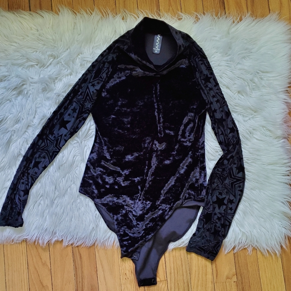 Velvet bodysuit